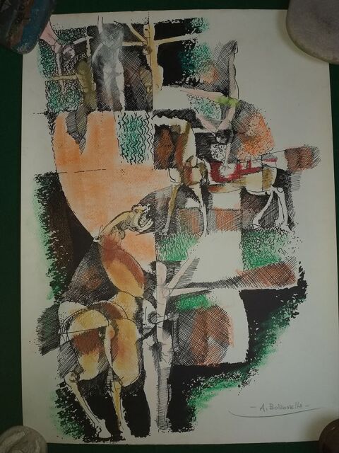 Oeuvres de A BOLZONELLA 0 Villeneuve-Loubet (06)