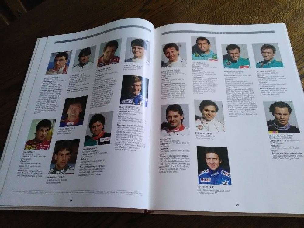 FORMULE 1 LIVRE DE 1991 7 