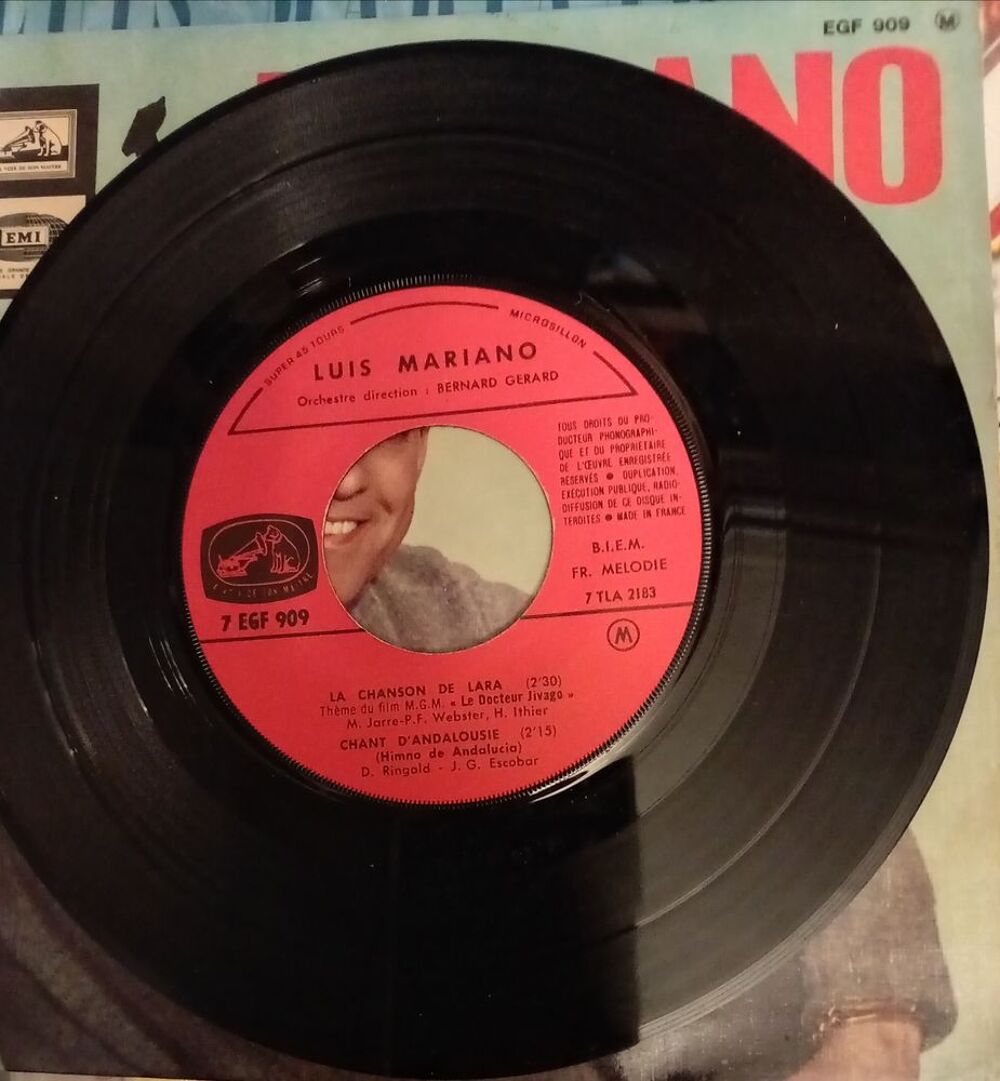 LUIS MARIANO / 6 X DISQUES VYNIL 45 TOURS CD et vinyles
