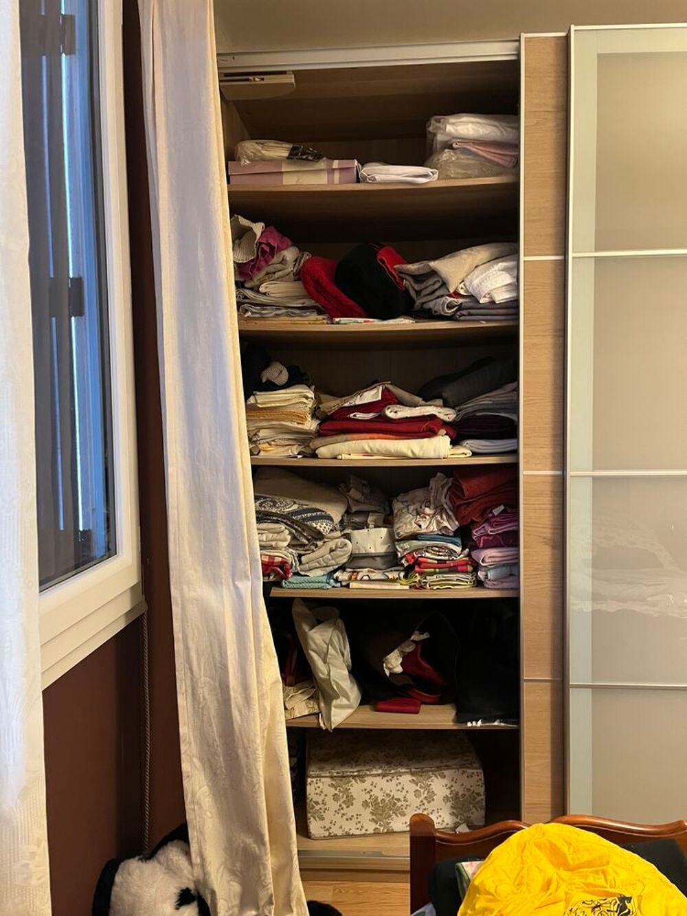 Dressing avec &eacute;tag&egrave;re et tringles Meubles