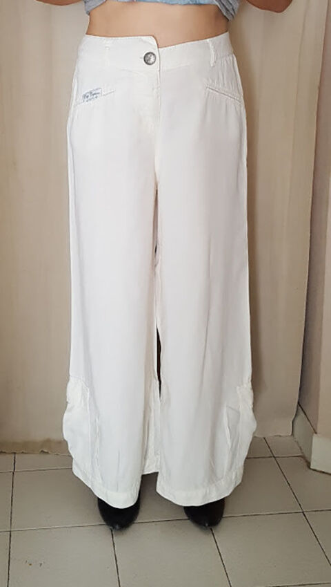 Pantalon large blanc de marque cop.copine 15 Le Pouget (34)