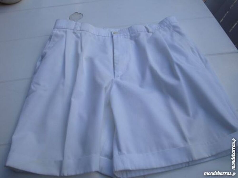 Short blanc pour homme Vêtements