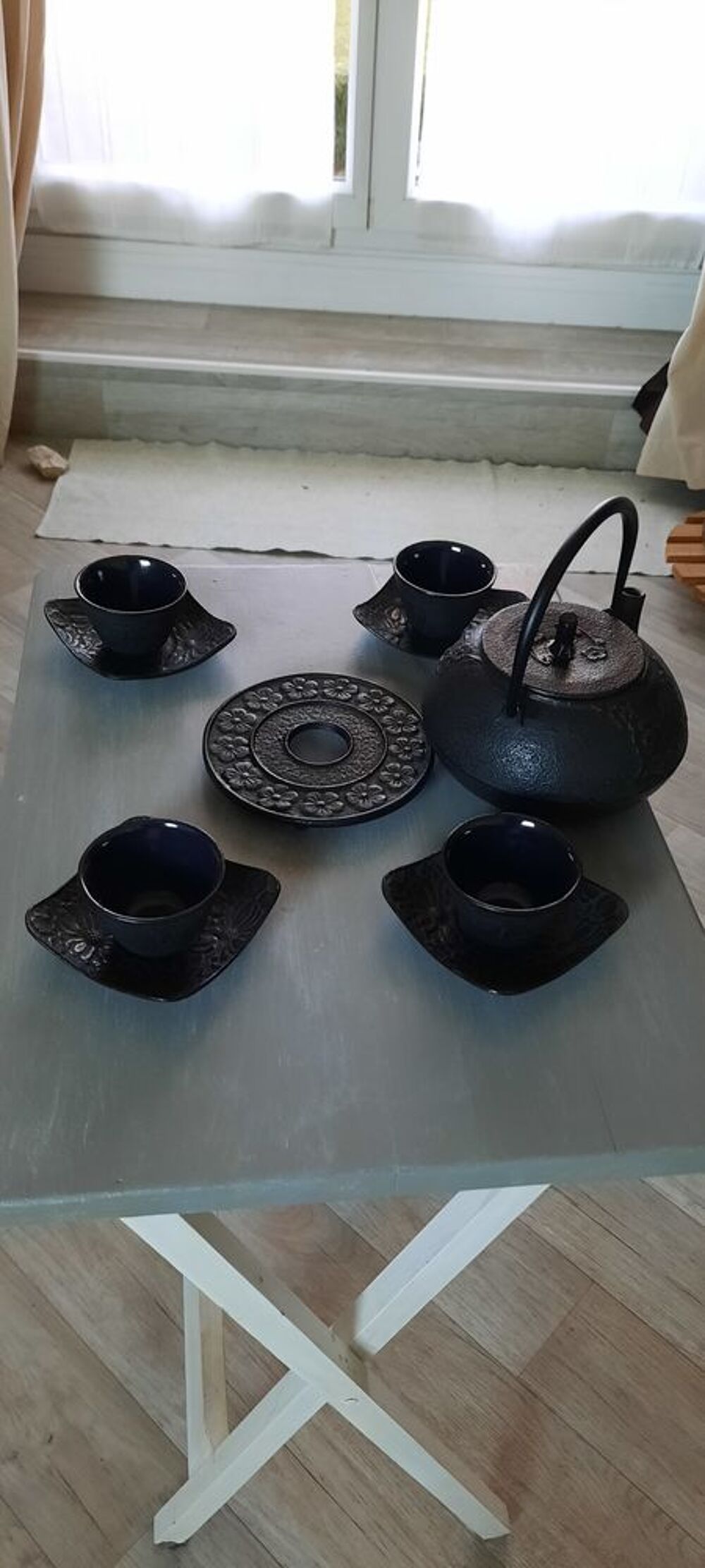 Service &agrave; th&eacute; en fonte &eacute;maill&eacute;e Cuisine