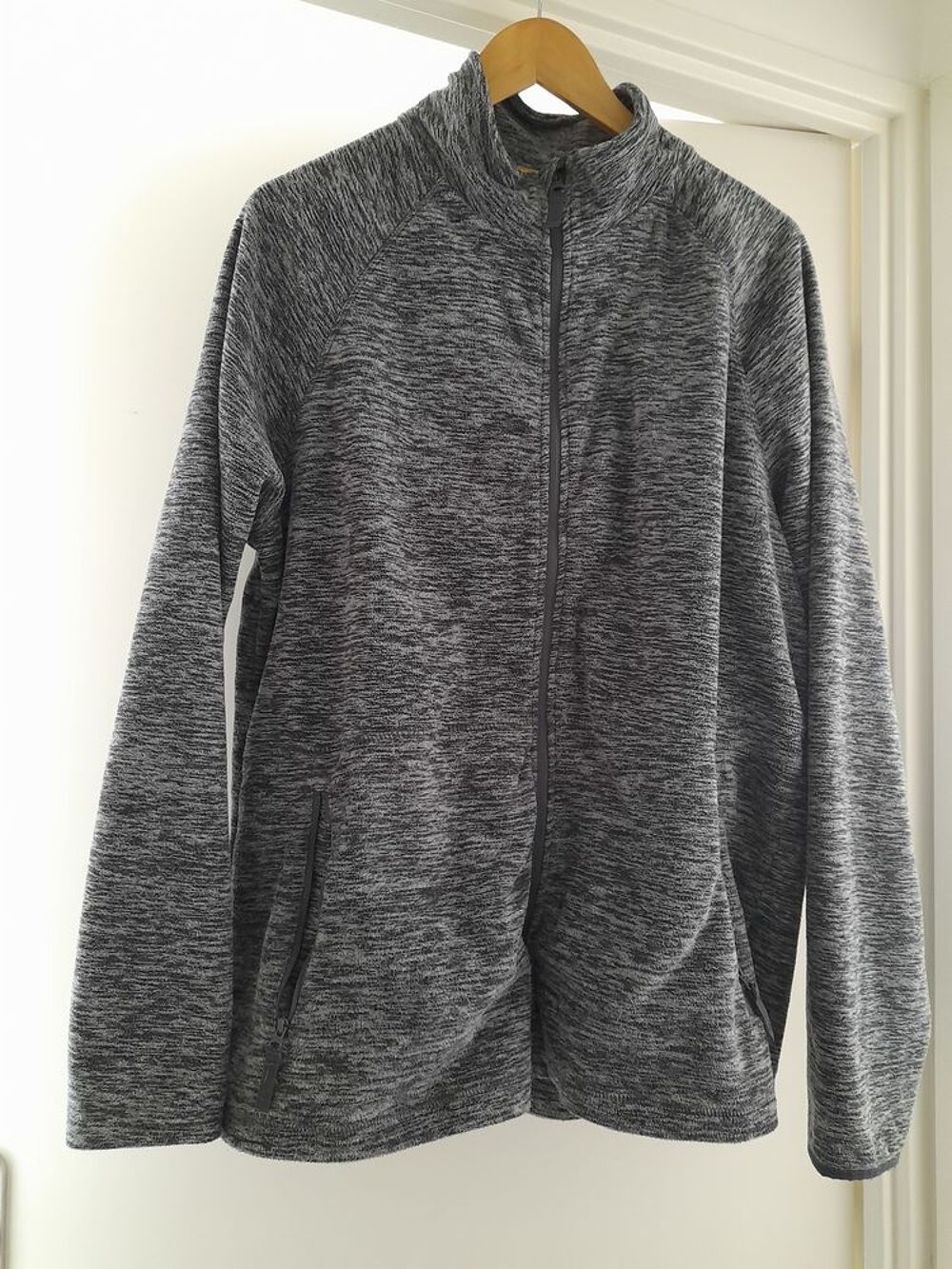 Veste style polaire grise Vêtements