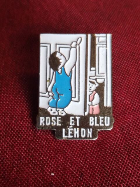 Pin's rose et bleu L�hon 2 Avermes (03)