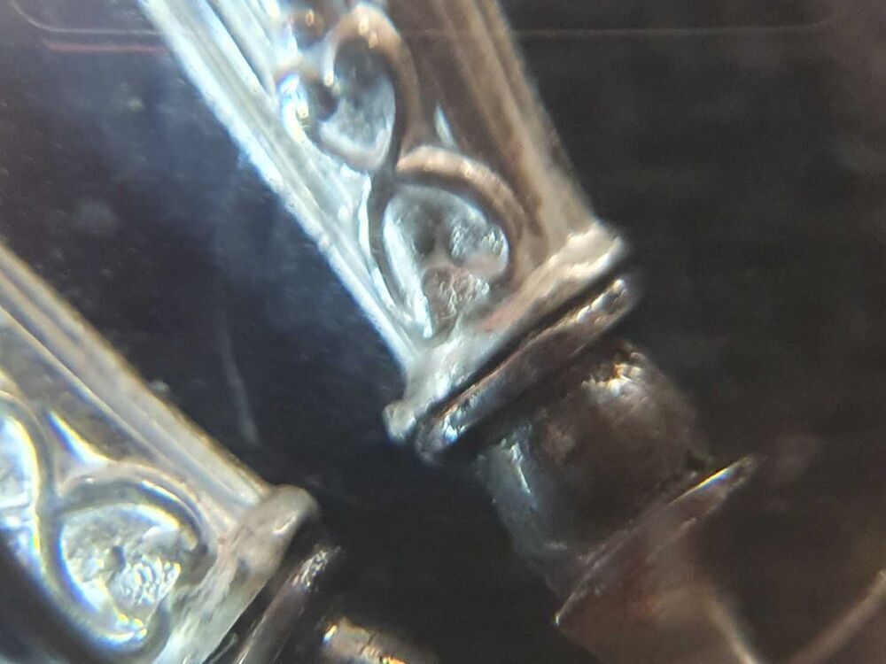 ciseaux XIX&eacute; argent Décoration