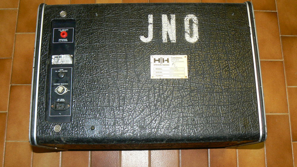 2 HH Monitors amplifi&eacute;s 100 Watt vintage Audio et hifi