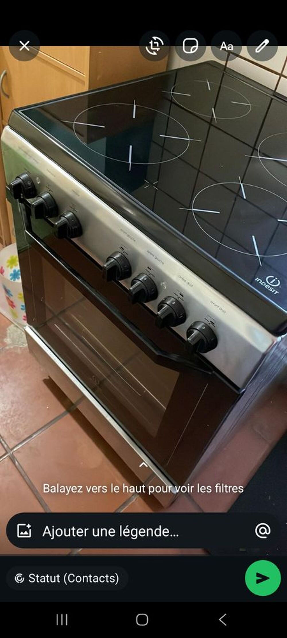 Gaziniere Indesit electrique 202i Electrom�nager