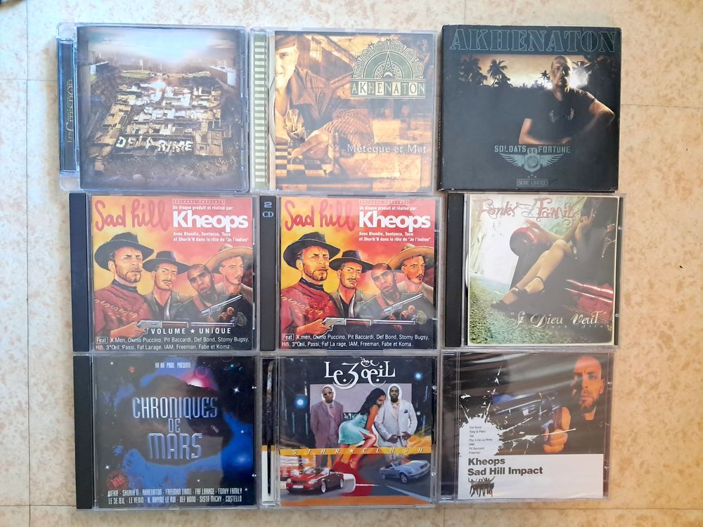 Lot 28 Cd Rap fran&ccedil;ais - Plan&egrave;te Marseille / sud de la Franc CD et vinyles