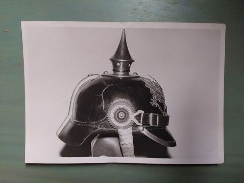 Photographie Ancienne Casque � Pointe Prussien 9 Loches (37)