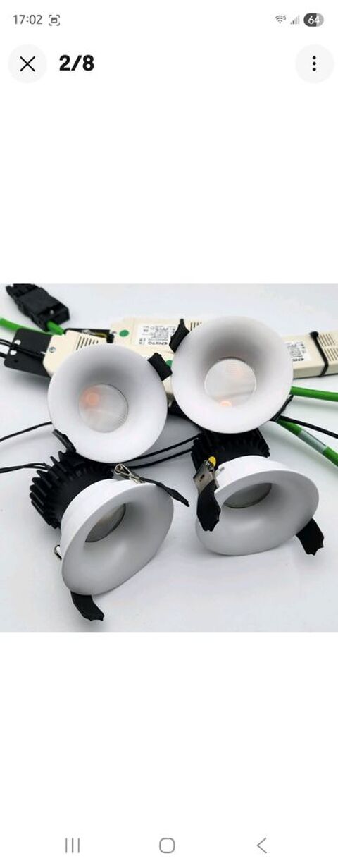 Lot De 4 - Spot Encastrable Led Blanc complet Neuf 25 Gu�rande (44)