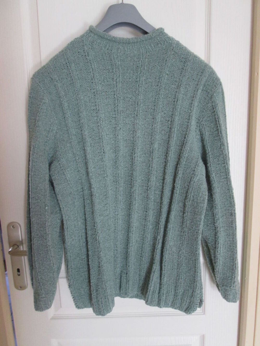 Pull hiver femme tricot&eacute; main en laine Vêtements