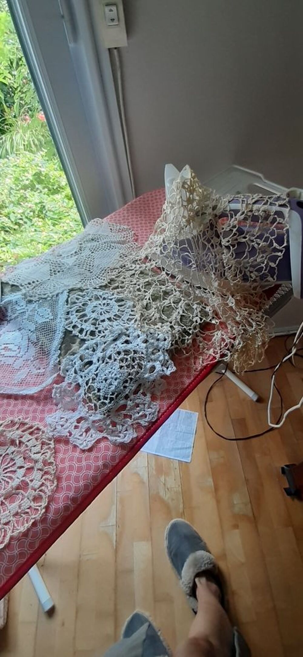 Napperons dentelles et tissus Décoration