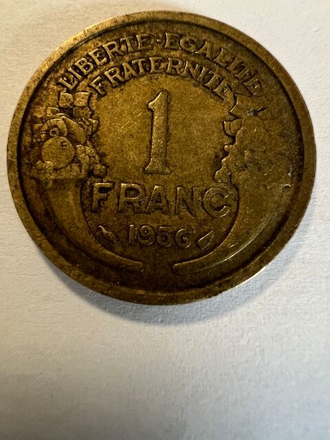 1 Franc 1936 Morlon. 7 Pierrelaye (95)