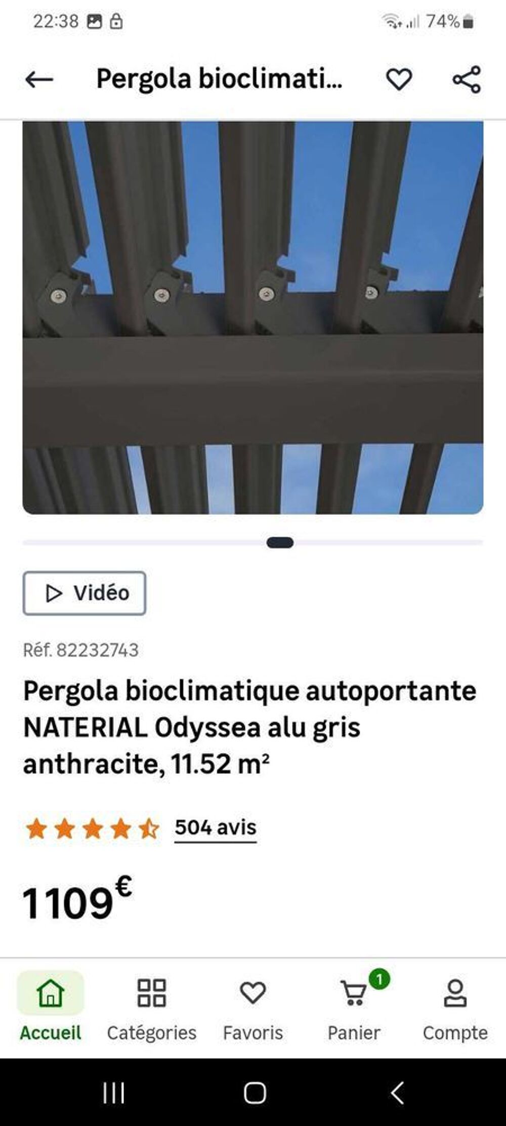 PERGOLA BIOCLIMATIQUE Jardin