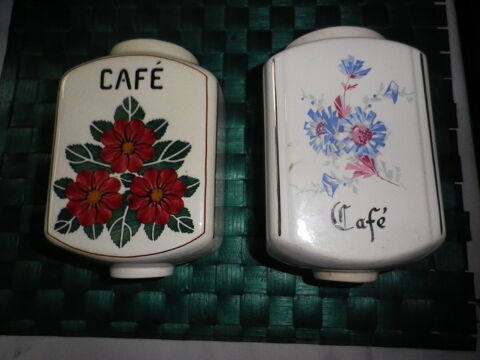 DEUX Ancien TR�MIE A moulin a caf� mural art d�co  70 Fontenay-le-Fleury (78)