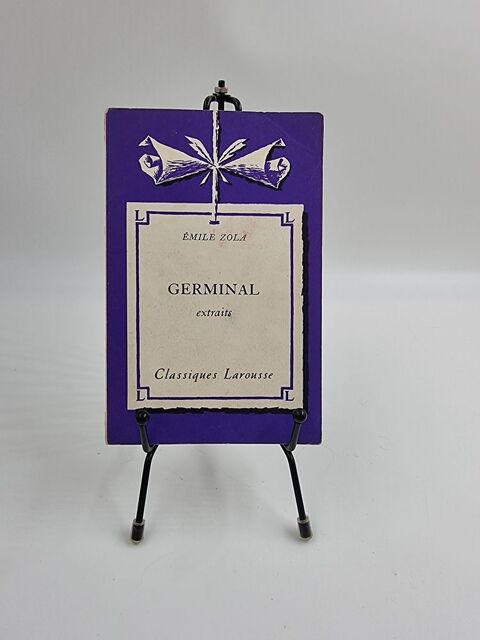 Livre Germinal extraits (Émile Zola) 1 Vulbens (74)