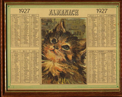 Almanach de 1927 encadr. 4 Fleury-les-Aubrais (45)