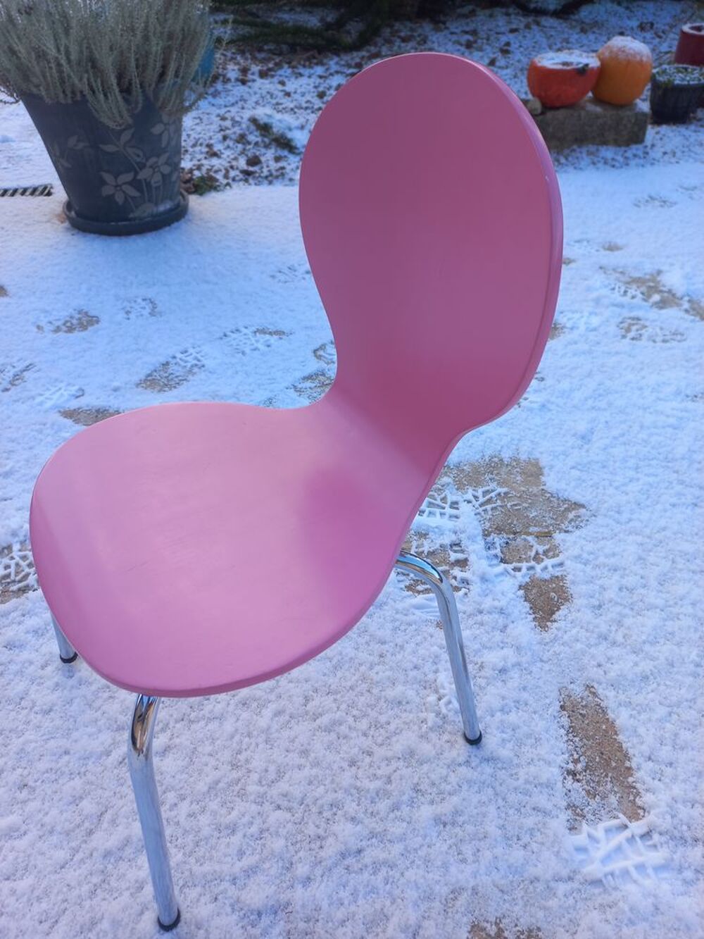 Chaise enfant rose Meubles