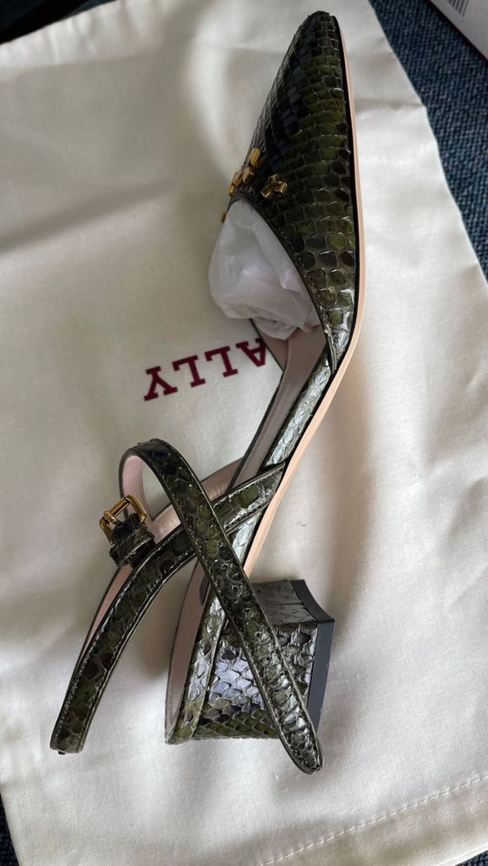 Chaussures BALLY Sayane femme?Neuves? Taille 37,5 ? Italie Chaussures