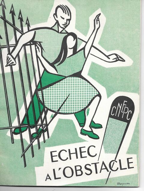 livre, Echec à l 'obstacle 1959/60 22 Tours (37)