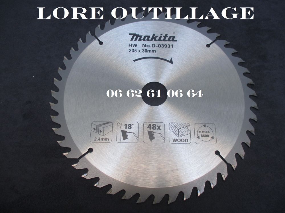 MAKITA - lame de scie circulaire 235 mm Bricolage