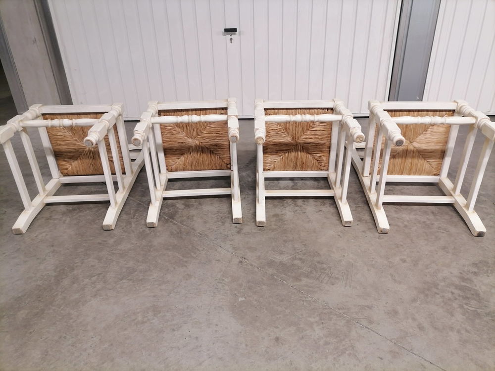 4 chaises en bois Meubles