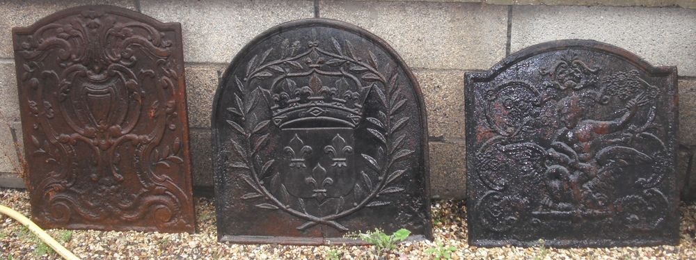 PLAQUES DE CHEMINEE en fonte Décoration