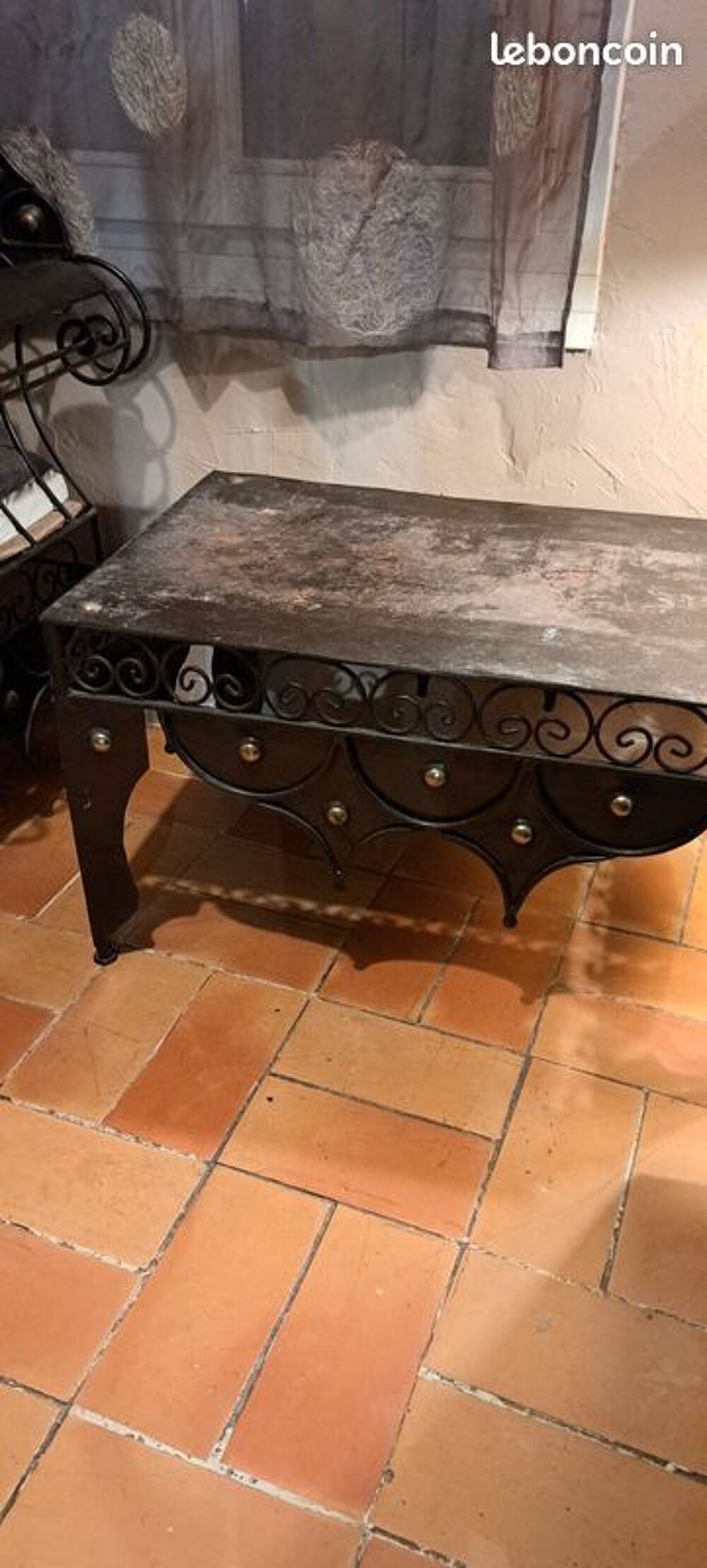 Table fer forg&eacute; Meubles