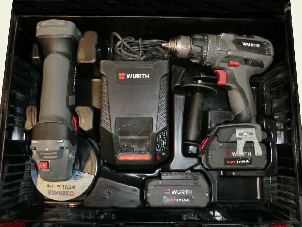 WURTH BS 18 - Visseuse + Meuleuse Bricolage