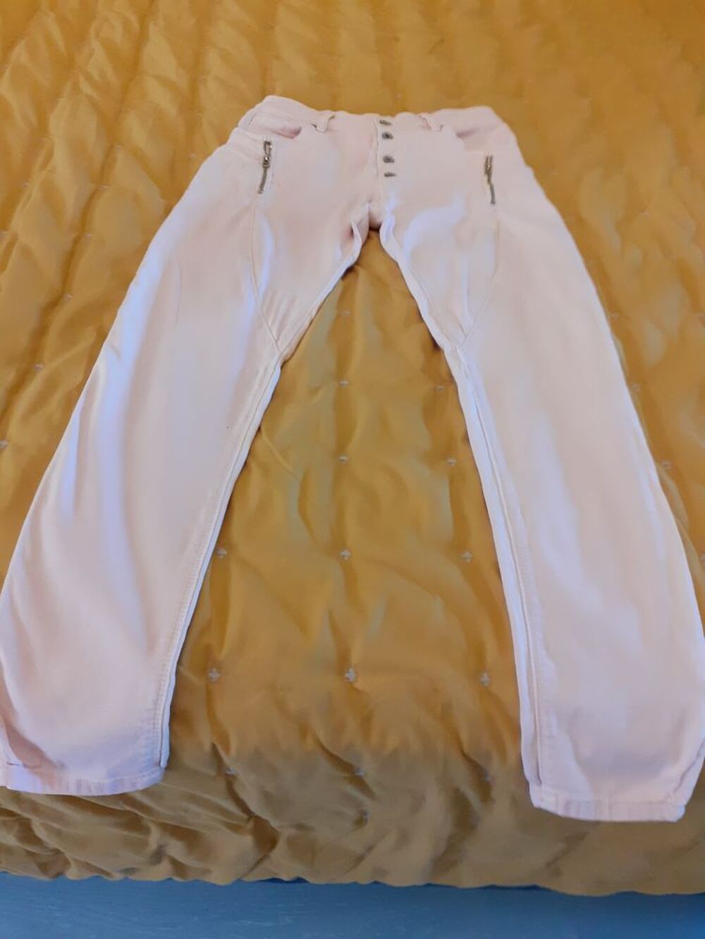 PANTALON femme rose p&acirc;le - 36 Vêtements