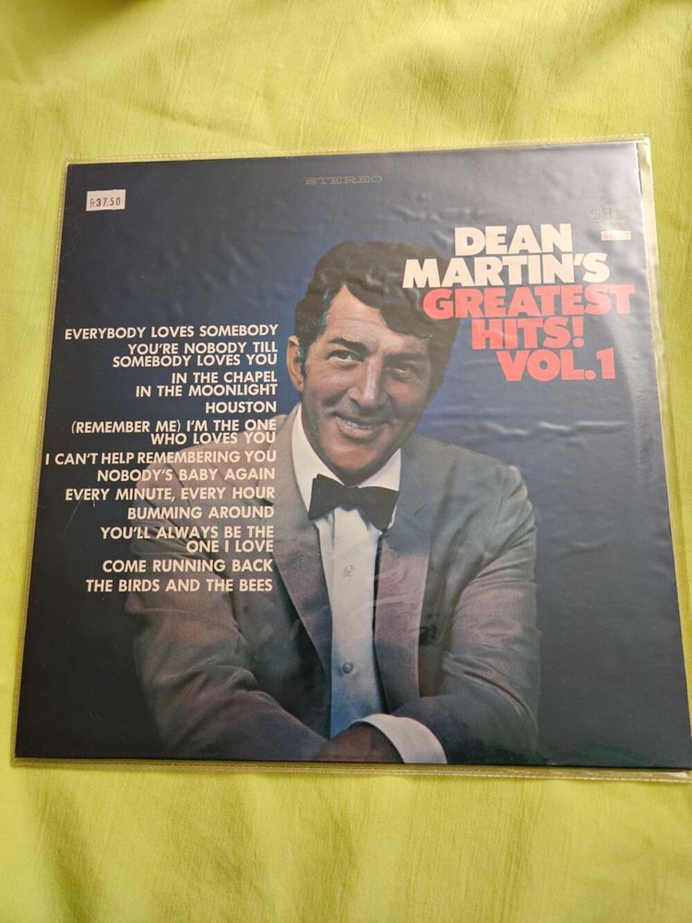 Dean Martin vinyle 33t? Dean Martin's Greatest Hits Vol. 1 CD et vinyles
