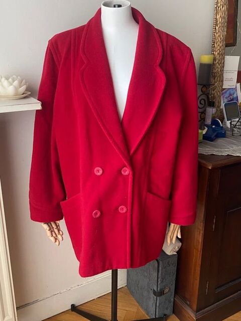 Manteau laine et cachemire T44 28 Bois-Colombes (92)