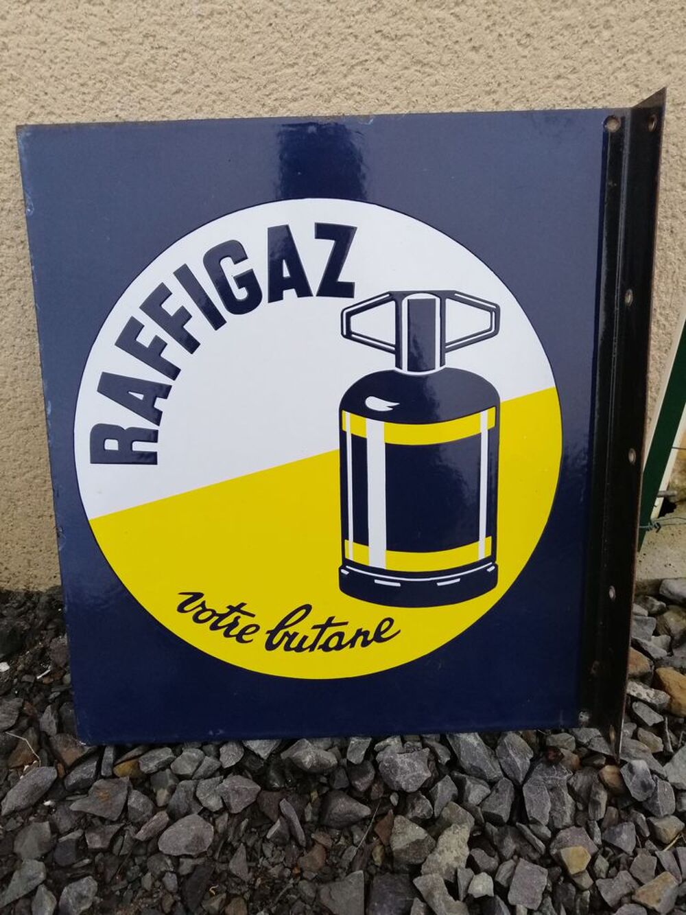 Plaque &eacute;maill&eacute;e Rafigaz 