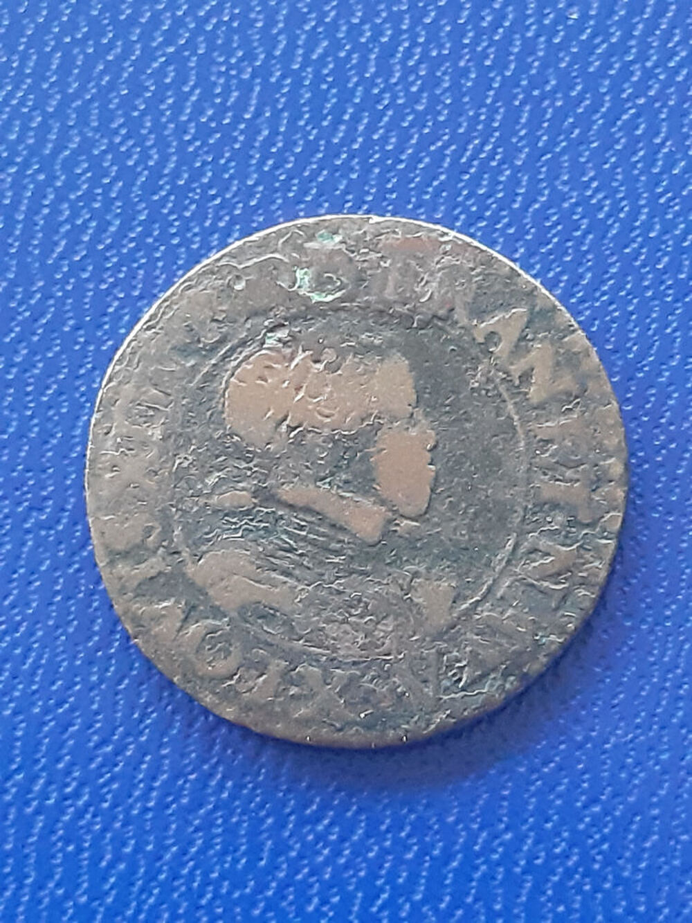 1614 X double tournois Louis XIII Amiens 