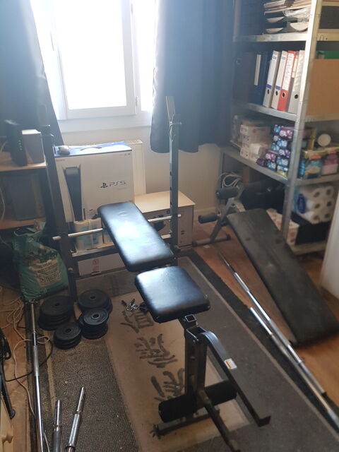 2 Bancs de musculation et matriel complet 200 Tain-l'Hermitage (26)