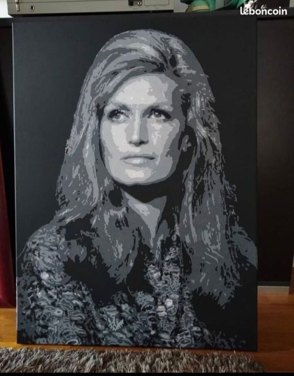 Tableau de dalida Décoration