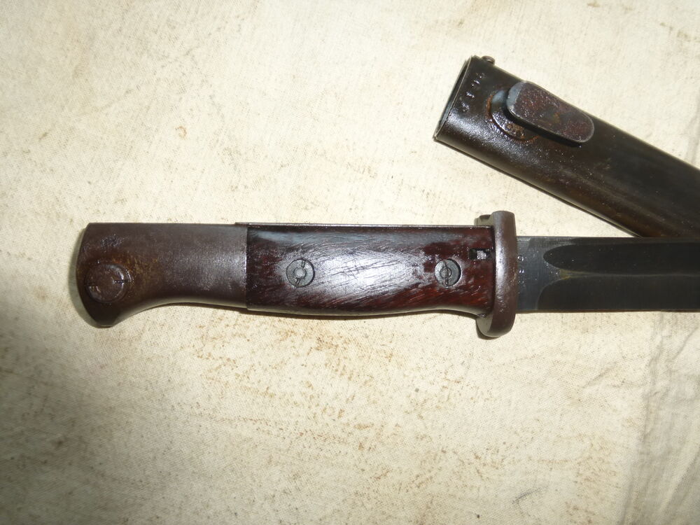 Baionnette Mauser 98k ww2 44 asw 1944 Num&eacute;ros Idem 