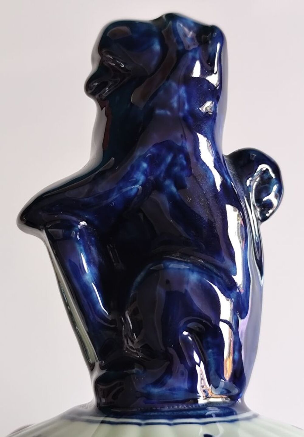 Grande potiche 55 cm en fa&iuml;ence de delft royal goedewaagen Décoration