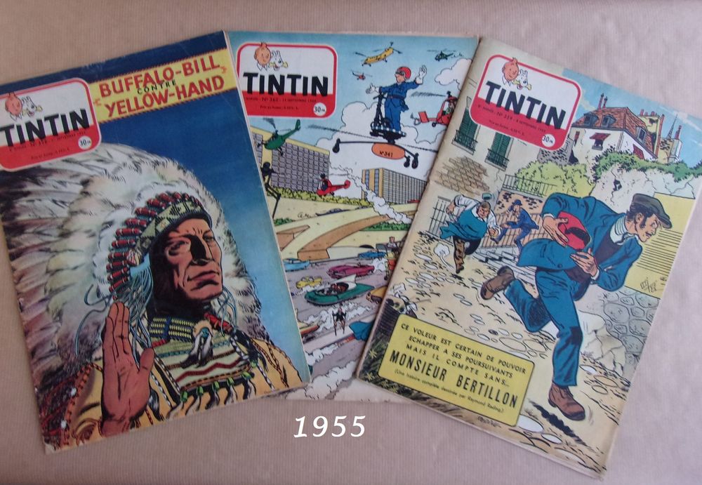 Le journal de TINTIN de 1956 &agrave; 1962 Livres et BD