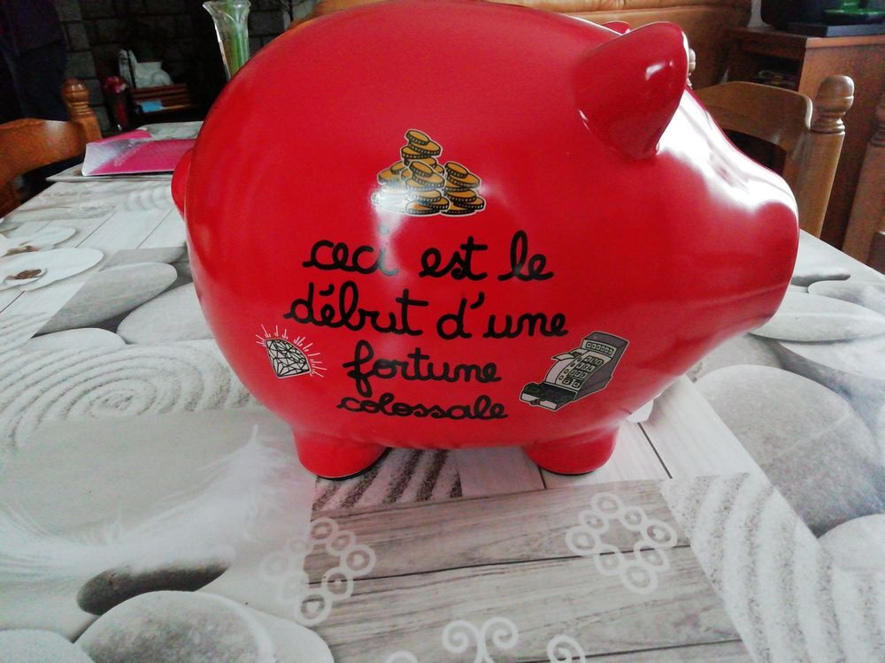  rouge tirelire Décoration