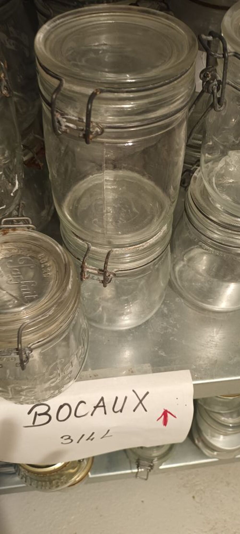 Bocaux verre pour conserves Jardin