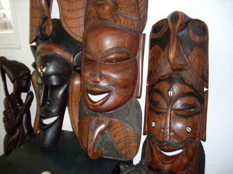 Masques et bustes africains 150 Saint-Lger-des-Bois (49)