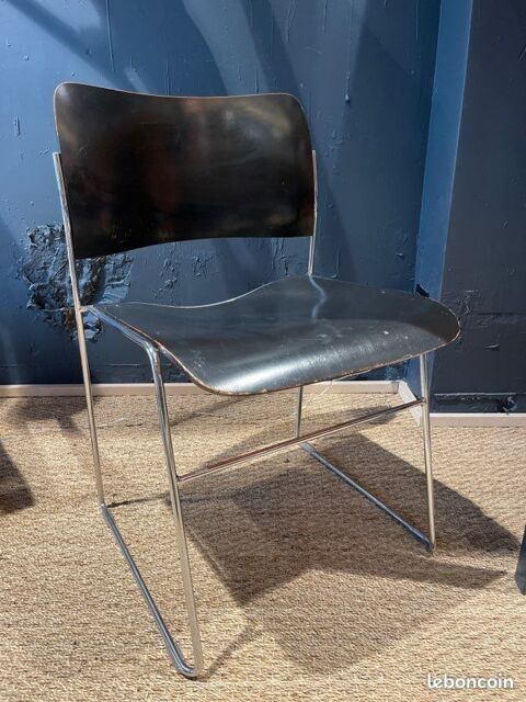  Chaises 40/4, David Rowland, annes 70 LIVRAISON POSSIBLE 80 Lorient (56)