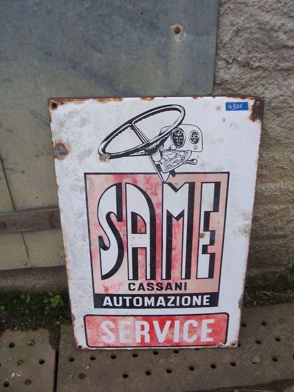 plaque &eacute;maill&eacute;e Bricolage