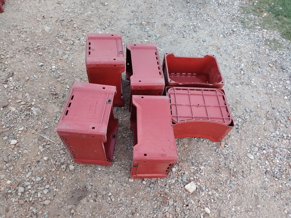 Caisses plastiques transport 30x40x21h allibert Bricolage