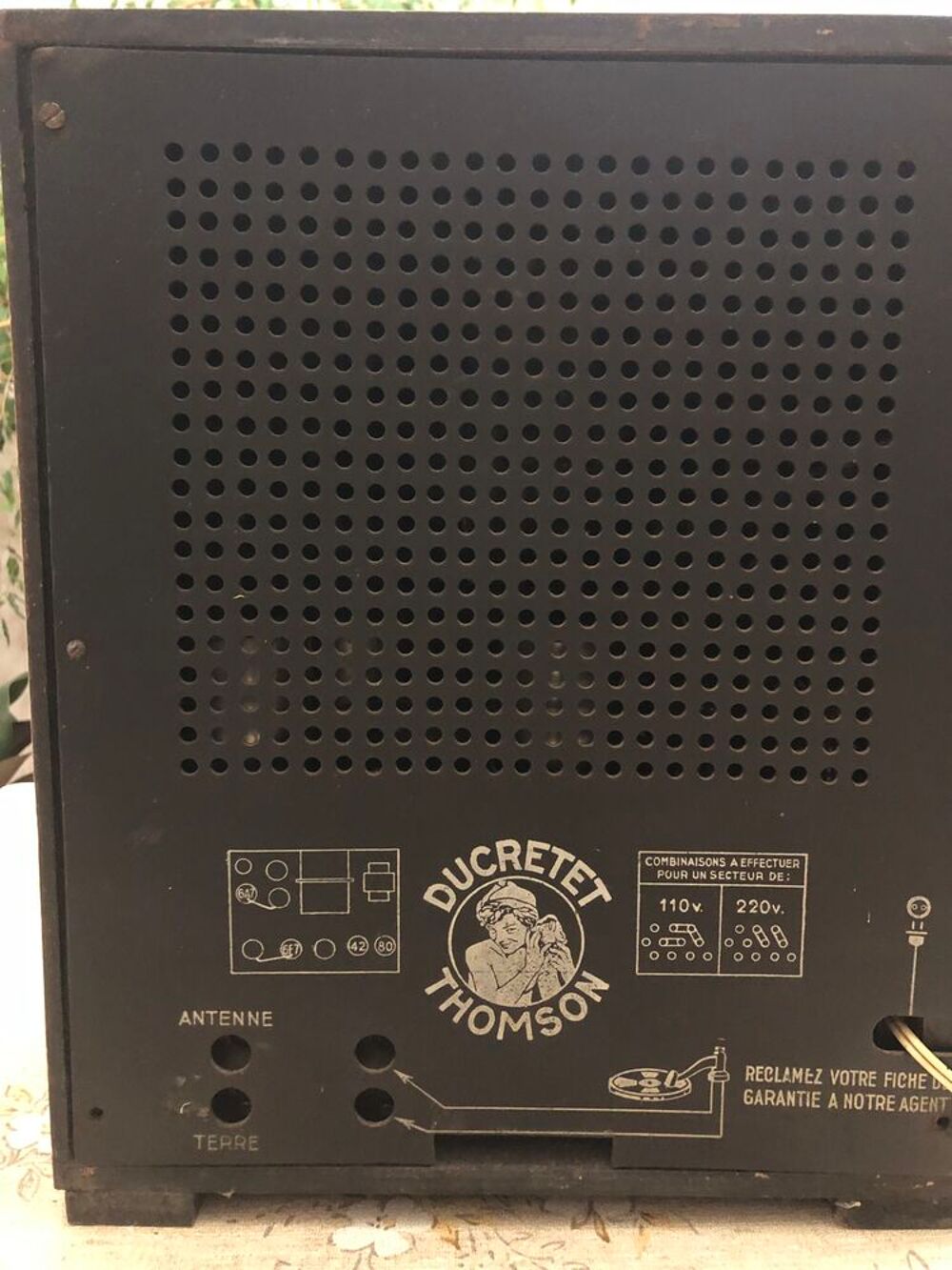 Poste de radio TSF Ducretet 