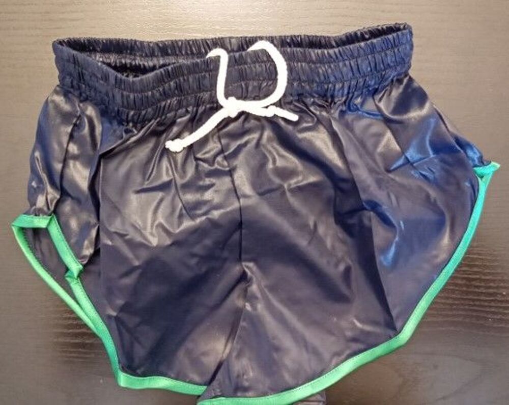 Short Nylon polyamide Vintage marine/vert Size S40 M44 L48 
Vêtements