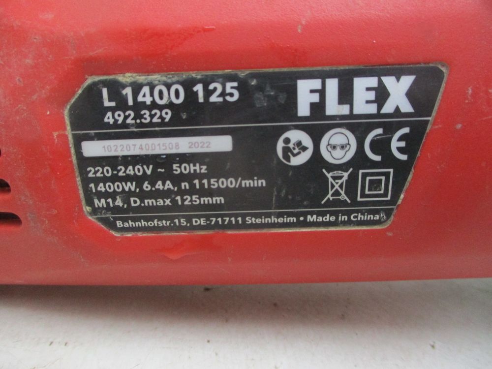 FLEX L1400 125 - Meuleuse / Disqueuse Bricolage