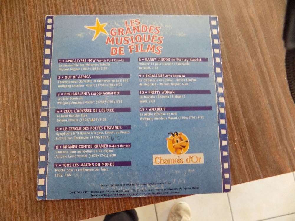Les plus grandes musiques de films CD et vinyles